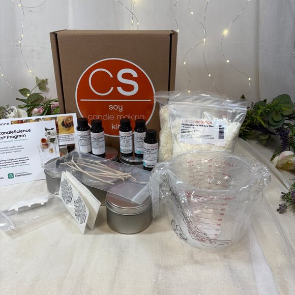 Candlescience Soy wax Professional Candle Making Starter Kit Holiday Gift - Picture 7 of 7
